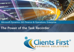 Dynamics 365 Power of the Task Recorder