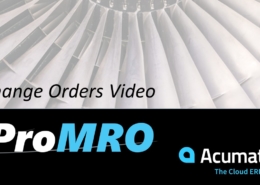 MRO Change Orders Video