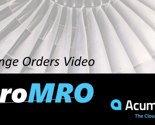 MRO Change Orders Video